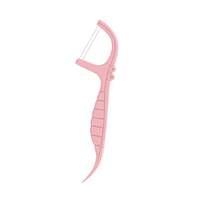 Fil dentaire haute résistance avec cure-dents, saveur menthe originale, double fil, bâtonnet biodégradable en nylon, fournitures de nettoyage buccal pour la maison et les voyages