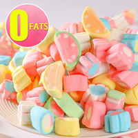 Barres de maltose multicolores Lingqu, délicieuses, certifiées saines, Halal, 500g, saveur guimauve et barbe à papa, 12 blocs