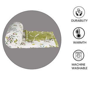 Couette de lit double ultra douce 220 GSM légère, respirante et confortable, idéale pour toutes les saisons, literie confortable. - Product Image 2