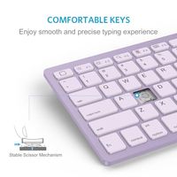 Clavier ultra-fin OEM ODM pour iPad 11e, 10e, 9e, 8e, 7e génération, iPad Pro, Air, Mini et iPhone Series, clavier sans fil iOS avec 12 touches