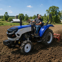 Tracteur agricole à roues 4x4 diesel 50 CV avec semoir pour semis de précision, plantation et travaux sur les champs