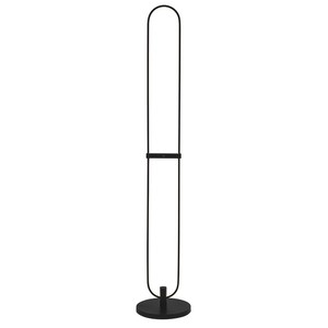 Lampes de sol modernes minimalistes pour hôtel, bronze foncé, abat-jour en lin blanc, source lumineuse LED, corps en fer, base E26, certifiées ETL pour bureau - Product Image 3