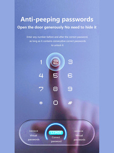 Tuya High-End Luxury Wood Smart Fingerprint Password Lock for Office Hotel Home Indoor with Cloud Data Storage Wi-Fi Network - Product Image 6