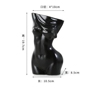 Vase à fleurs en céramique, buste, corps féminin <span class=keywords><strong>sexy</strong></span>, pot à fleurs en forme de corps, pour cadeaux d'anniversaire, décoration de la maison et du bureau - Product Image 6