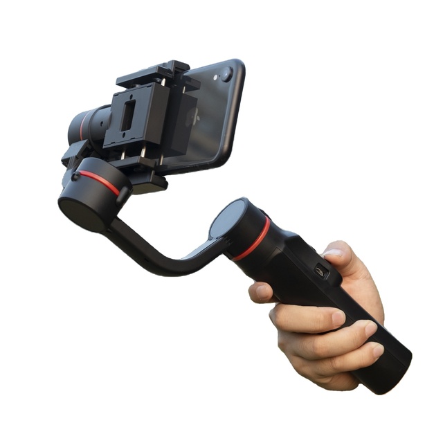 Portable Mini Tripod Mobile Gimbal  Phone Stablilizer 3 Axis  360 Rotation Travelling Gimbal H2