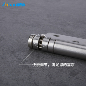 Bisagra hidráulica de acero inoxidable Zhan Han de 4 pulgadas con cierre automático para puertas de madera, acabado cepillado - Product Image 5