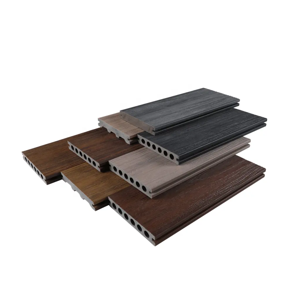 Since 2007 140*22mm ultra capped wpc wood composite decking floor for exterior swimming pool board deck