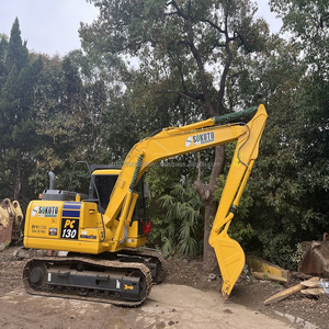 Excavadora de cadenas Komatsu PC130 de segunda mano, modelo 2023, pocas horas de trabajo, alta calidad, 13 toneladas, motor hidráulico, caja de cambios, bomba - Product Image 2