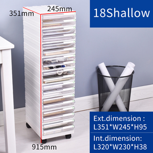 Hộp Đựng Giấy <span class=keywords><strong>A4</strong></span> Bằng Nhựa Có Thể Xếp Chồng Hộp Sắp Xếp Tài Liệu Ngăn Kéo Đựng Đồ Văn Phòng Tại Nhà - Product Image 2