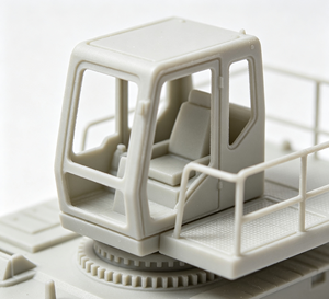 Modèle réduit personnalisé de véhicule d'ingénierie (excavatrice), échantillon, prototype d'impression 3D, service de fabrication sur mesure - Product Image 2