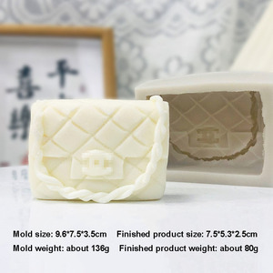 YS bricolage parfum sac luxe vent femme sac à main à la main aromathérapie bougie plâtre Silicone moule gâteau cuisson Fondant outils - Product Image 6