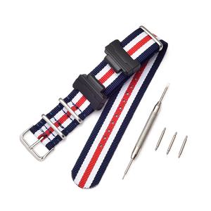 สายนาฬิกาไนล่อนทอลายพราง22มม. สำหรับสายนาฬิกาข้อมือ <span class=keywords><strong>Casio</strong></span> - Product Image 4