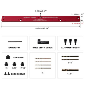Caja de herramientas de plástico 480X200X58mm, almacenamiento rígido para herramientas de reparación de automóviles - Product Image 5