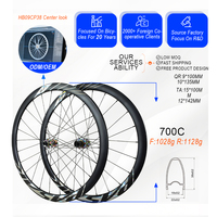 Juego de ruedas Pasak 700C 24H para bicicleta de carretera, freno de disco, Center Lock, buje HG MS XDR, radios de tracción recta, QR 9mm, THRU 15mm, 12mm