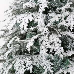 <span class=keywords><strong>Sapin</strong></span> de Noël floqué blanc, luxueux <span class=keywords><strong>sapin</strong></span> de Noël en <span class=keywords><strong>sapin</strong></span> de cyprès dense et enneigé, décoration de Noël, arbre nu. - Product Image 5