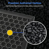 Filtre HEPA en charbon actif en nid d'abeille sur mesure, fourni directement par l'usine