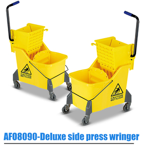 Chất Lượng Tốt Nhựa Side Báo Chí 42L Lau Xô Với Máy Ép Xe Đẩy Cho Thương Mại Sàn Lau - Product Image 6