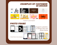 Machine de photomaton personnalisée à fort trafic avec appareil photo reflex numérique et imprimante pour centres commerciaux et location d'événements