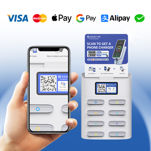 Estación de Alquiler de Bancos de Energía Portátiles Compartidos de Alta Capacidad con Carga Rápida de 35W y 8 Ranuras Inteligentes para Cafeterías, Centros Comerciales y Centros de Eventos, Alto Retorno de la Inversión - Product Image 4