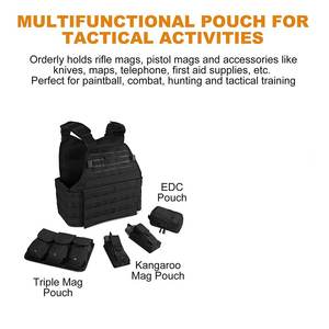 <span class=keywords><strong>600D</strong></span> بوليستر خفيف الوزن في الهواء الطلق-قابل للتعديل تنفس للكبار - Product Image 5