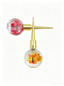 Huile pour cuticules avec logo personnalisé, soin des ongles à marque privée avec de vraies fleurs, traitement hydratant et nourrissant pour les cuticules 14ml - Product Image 6