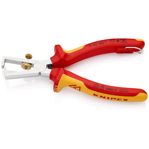 Alicates pelacables con resorte KNIPEX 11 06 160 T con mangos con empuñaduras multicomponentes - Product Image 2