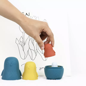 Ensemble de jouets l'alphabet, 21 pièces, poupées en Silicone, dessin animé, Animal, Kit de poupées, pour bébés et enfants, jouet éducatif - Product Image 6