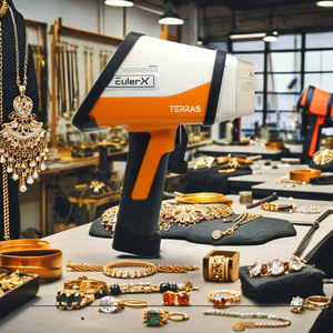 Eulerx 990 cầm tay vàng phân tích quang phổ CE chứng nhận 32G lưu trữ 1 năm bảo hành xách tay nhẹ vàng bạc thử nghiệm - Product Image 1