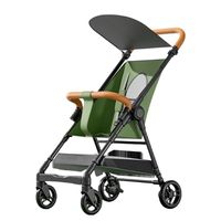 Poussette pliable légère pour enfants en métal, format de poche, design parapluie de voyage, ultralégère et compacte, capacité de charge de 25 kg pour bébés