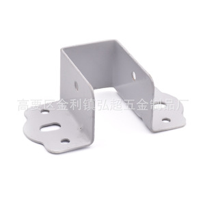 Support de lit en bois avec connecteurs durables en fer de 35 mm, couleur zinc, pour traverses de lit - Product Image 3