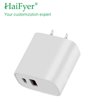 20W USB Typ C Fast PD Netzteil Wand ladegerät mit RoHS KC KCC Certs 9V/5V Ausgang für LED Light Plug-In Anschluss