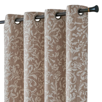 Rideaux occultants ignifuges et isolants personnalisables en jacquard 100 % coton pur, classiques et modernes, écologiques, toutes saisons