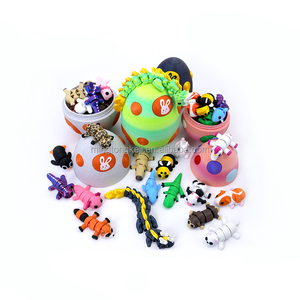 Figurines d'animaux imprimées en 3D, statues, ornements pour enfants, modèles de dessins animés amusants pour micro-paysages, best-sellers pour les parcs de faune - Product Image 6
