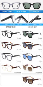 <span class=keywords><strong>Gafas</strong></span> de Moda con Montura de Acetato, <span class=keywords><strong>Gafas</strong></span> Retro con Montura Cuadrada Pequeña <span class=keywords><strong>para</strong></span> Hombre y Mujer, <span class=keywords><strong>Gafas</strong></span> Ópticas - Product Image 3