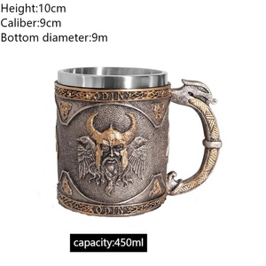 Taza <span class=keywords><strong>de</strong></span> Diseño Creativo Vikingo WJA03, Jarra Nórdica Vikinga, Jarra para Beber Cerveza <span class=keywords><strong>de</strong></span> Thor, Taza Vikinga <span class=keywords><strong>de</strong></span> Mito Noruego <span class=keywords><strong>de</strong></span> Odín - Product Image 4