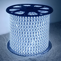Bande LED SMD 5050 RGB haute tension 110V/220V, 60 LED/m, 14,4W/m, IP65, extérieur, dimmable, 3000K/4000K/6000K, 50m/rouleau