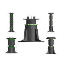 Support de terrasse réglable 22-1050 mm à hauteur surélevée, piétement moderne pour dalles de terrasse extérieures en pierre, pavé en plastique PP, étanche et durable