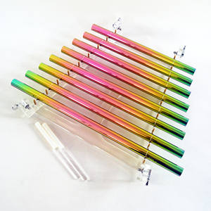 <span class=keywords><strong>Harpe</strong></span> de chant en cristal de Quartz arc-en-ciel de revêtement de titane de guérison sonore HF vente en gros 8 Tubes <span class=keywords><strong>harpe</strong></span> en cristal avec étui <span class=keywords><strong>Instrument</strong></span> de musique - Product Image 2