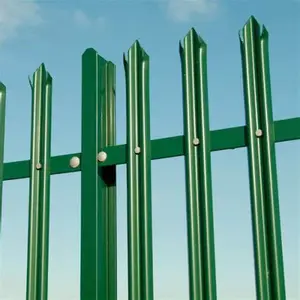 Çit malzemesi açık çelik çit Panel Metal demir bahçe çit, kafes ve kapılar ısıl işlem görmüş basınç tedavi ahşap tipi