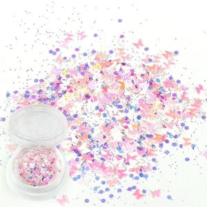 <span class=keywords><strong>Glitter</strong></span> misto esagonale/quadrato/a forma di fibra/a forma di rombo, paillettes iridescenti grosse da 1 kg per resina e nail art - Product Image 1