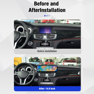ZWNAV 2560*720p 14.9 นิ้ว รองรับ Apple Carplay สำหรับรถยนต์ Mercedes Benz CLS ปี 2012-2013 ระบบปฏิบัติการ LINUX เครื่องเล่นมัลติมีเดียในรถยนต์ พร้อมระบบนำทาง GPS - Product Image 5