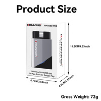 Wireless Bluetooth OBD2 Diagnostic Scanner KONNWEI MAXOBD PRO Full System Code Reader with Free App Lifetime Updates
