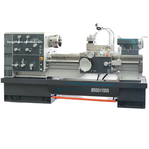 Tour horizontal d'occasion robuste China CME CS6150 de 1 mètre, 4 porte-outils, cône de broche MT6, 220/380V, garantie 1 an, pour le travail des métaux - Product Image 1