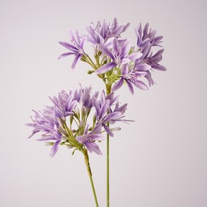 Lirio Artificial de Agapanto Blanco Lavanda Hecho a Mano, Decoración para <span class=keywords><strong>el</strong></span> Hogar, Bodas, Navidad, Graduación, Año Nuevo Chino - Product Image 4