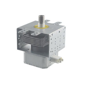 Pièces de four à micro-ondes industriel 1500W, générateur de tube magnétron 2M343J refroidi par air avec accessoires de plaque de base à longues pattes - Product Image 1