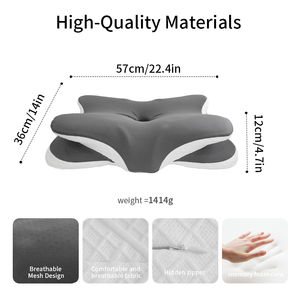 <span class=keywords><strong>Oreiller</strong></span> ergonomique en mousse à mémoire <span class=keywords><strong>de</strong></span> forme papillon <span class=keywords><strong>haut</strong></span> <span class=keywords><strong>de</strong></span> <span class=keywords><strong>gamme</strong></span> pour <span class=keywords><strong>hôtel</strong></span>, soulagement <span class=keywords><strong>de</strong></span> la pression, vente en gros OEM Chine - Product Image 6