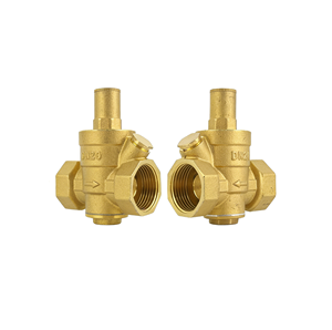 Valvola Manuale in Ottone per la Riduzione della Pressione dell'Acqua, Regolatore di Pressione Media Regolabile per Sistemi di Approvvigionamento Idrico Residenziali/Commerciali - Product Image 1