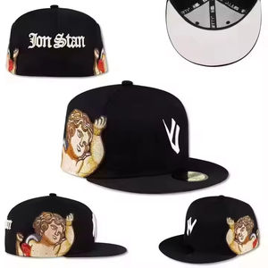 Logo brodé 3D personnalisé 6 panneaux pour casquette Mlbing Basketball & Baseball Logo brodé pour 32 pour équipes nfling Sports Cycling & Cap - Product Image 6