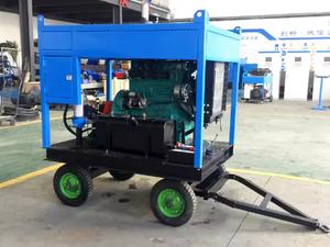 Nouvelle machine de dragage de <span class=keywords><strong>pompe</strong></span> d'éjecteur d'eaux d'égout d'entraînement de moteur diesel de 2700Psi 100LPM 72HP pour le nettoyage de transfert des eaux usées de boue - Product Image 4