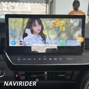 1920*720 Android 13 Qled ekran multimedya Video oynatıcı Toyota Camry için 2024 CarPlay araba radyo Autoradio 128GB GPS kafa ünitesi